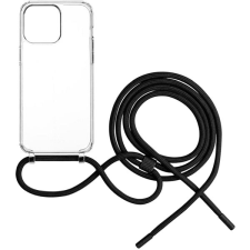 Fixed Pure Neck AntiUV Apple iPhone 15 Pro Max tok fekete nyakzsinórral tok és táska