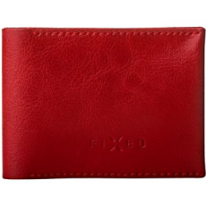 Fixed Rögzített Smile pénztárca intelligens nyomkövetővel FIXED Smile és mozgásérzékelő, piros