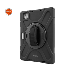 Fixed Rugged Tab Case állvánnyal, Apple iPad Pro 11" (2024)/M5 (2025), fekete tablet tok