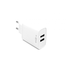 Fixed s mains charger with 2xusb output, 15w smart rapid charge fehér fixc15-2u-wh kábel és adapter
