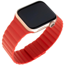 Fixed Silicone Magnetic Strap Apple Watch 38/40/41mm - piros okosóra kellék