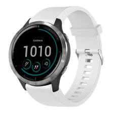 Fixed Silicone Strap for Garmin QuickFit 20mm, white mobiltelefon kellék
