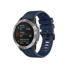 Fixed Silicone Strap for Garmin QuickFit 22mm, blue mobiltelefon kellék