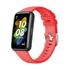 Fixed Silicone Strap for Huawei Band 7, red okosóra kellék
