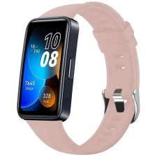 Fixed Silicone Strap Huawei Band 8/9/10 - rózsaszín okosóra kellék