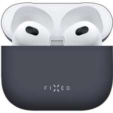 Fixed Silky Apple Airpods 3-hoz, kék fülhallgató, fejhallgató tok