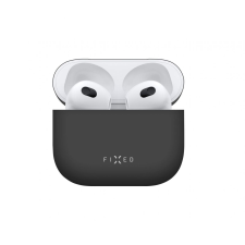 Fixed silky szilikon tartótok az apple airpods 3-hoz, fekete fixsil-816-bk fülhallgató, fejhallgató tok