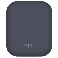 Fixed Silky ultra vékony szilikon tok Apple Airpods készülékhez kék fülhallgató, fejhallgató tok