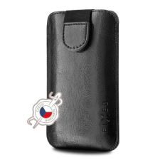 Fixed Soft Slim case with closure, PU leather, size ML, black tok és táska