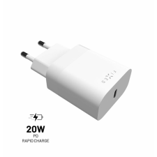 Fixed Travel USB-C Hálózati töltő Adapter 20W - Fehér (FIXC20N-C-WH) mobiltelefon kellék