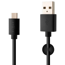 Fixed UC2M USB-A apa - USB-C 2.0 Adat és töltő kábel - Fekete (2m) kábel és adapter