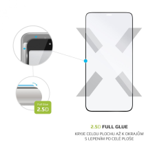 Fixed üvegfólia képernyővédő full-cover apple iphone 12 mini, full screen bonding, fekete mobiltelefon kellék
