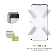 Fixed Üvegfólia Képernyővédő Full-Cover Apple iPhone XR/11, full screen , Fekete mobiltelefon kellék