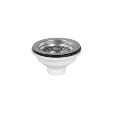 FixTrend mosogató leeresztőszelep, fémdugóval (szűrő), 6/4"x114mm fürdőkellék