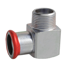 FixTrend Steel Press szénacél könyök, rövid, 18mm tok-1/2"K hűtés, fűtés szerelvény