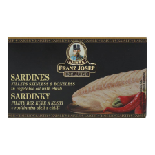  FJK SZARDÍNIAFILÉ OLAJBAN CHILIS 90G konzerv