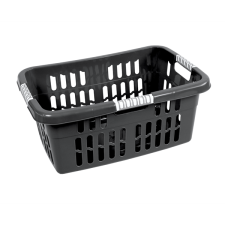 Flair 80117 Luxus 3 fogantyúval sötétszürke ruháskosár (80117) bútor