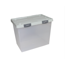 Flair Big Box Műanyag Tárolódoboz 75L - Világosszürke (80111) bútor