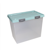 Flair Big Box Műanyag Tárolódoboz 75L - Zöldeskék (80110) bútor