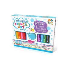 Flair Toys Buddy&Barney fürdőjáték - 8db-os krétas szett sablonnal kreatív és készségfejlesztő