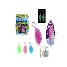 Flair Toys Flexi fidget: Sötétben világító csillámos kulcstartó többféle színben 1db kulcstartó