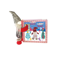 Flair Toys Pattanj pajtás plüss barát képeskönyvvel - Karácsonyi manó kreatív és készségfejlesztő