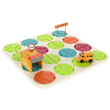 Flair Toys Társasjáték - Iskolabuszos pálya, 34 db társasjáték