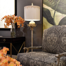 Flambeau klasszikus állólámpa trellis patina ezüst elsfb-trellis-fl világítás