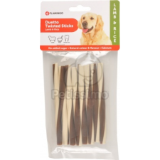Flamingo Flamingo Duetto Twisted Sticks - bárányos és rizses csavart rudak 85 g jutalomfalat kutyáknak