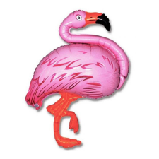 Flamingo , Flamingó fólia lufi 36 cm party kellék