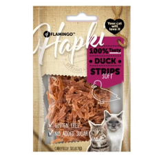 Flamingo Flamingo Hapki Strips Soft - kacsás csíkok 50 g jutalomfalat macskáknak