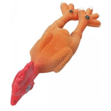 Flamingo játék latex csirke mini 13 cm játék kutyáknak