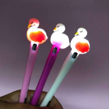  Flamingós golyóstoll , világító toll flamingó figurával ,1 db toll