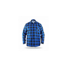 Flanel ing kék L férfi ing