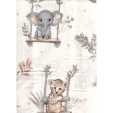  Flanel mintás pelenka - szafari mosható pelenka