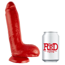  FLASHYDICK 18 x 5cm Piros műpénisz, dildó