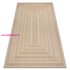 FLAT 48962265 Szizál szőnyeg Geometrikus - natúr bézs szalmaszín, zsinór 200x290 cm lakástextília