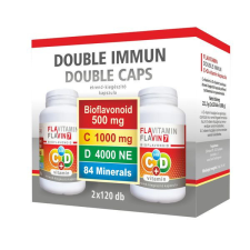 Flavin7 Flavitamin Double Immun C+D vitamin 2x120 kapszula vitamin és táplálékkiegészítő