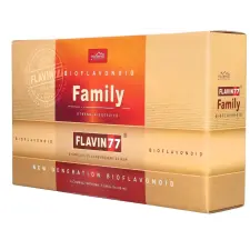 Flavin 77 Family gyümölcs- és gyógynövény szirup 7x100ml vitamin és táplálékkiegészítő