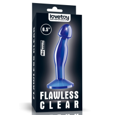  Flawless Clear Prostate Plug 6.5'' Blue anál