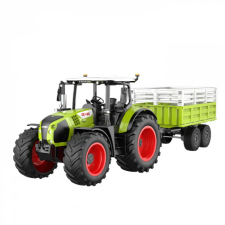 Fleg CLAAS távirányítós traktor pótkocsival makett