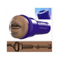 Fleshlight Boost Blow - élethű száj maszturbátor (barna) maszturbátor