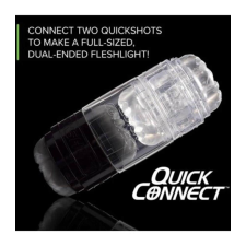 Fleshlight QuicksHot Quick Connect - összekötő elem (átlátszó) egyéb erotikus kiegészítők férfiaknak