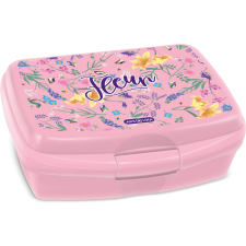  Fleur rózsaszín virágos uzsonnás doboz – BPA mentes műanyagból uzsonnás doboz