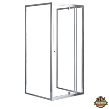  Flexi 80x90 cm falsíkra szerelhető aszimmetrikus zuhanykabin zuhanytálca nélkül kád, zuhanykabin