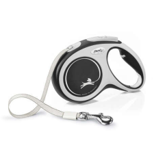 Flexi Comfort szalagpóráz - L, 60 kg-ig, 5 m, szürke nyakörv, póráz, hám kutyáknak