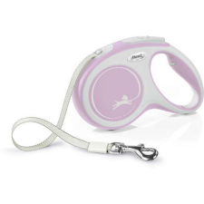 Flexi Comfort szalagpóráz - S, 15 kg-ig, 5 m, rózsaszín nyakörv, póráz, hám kutyáknak