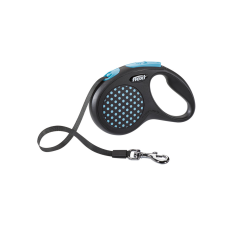 Flexi Design "M" szalagos automata póráz - kék, 5 méter nyakörv, póráz, hám kutyáknak