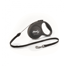 Flexi Fun S 5m Zsinór 12kg-ig fekete nyakörv, póráz, hám kutyáknak