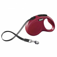 Flexi New Classic szalag S 5m 15kg-ig piros nyakörv, póráz, hám kutyáknak